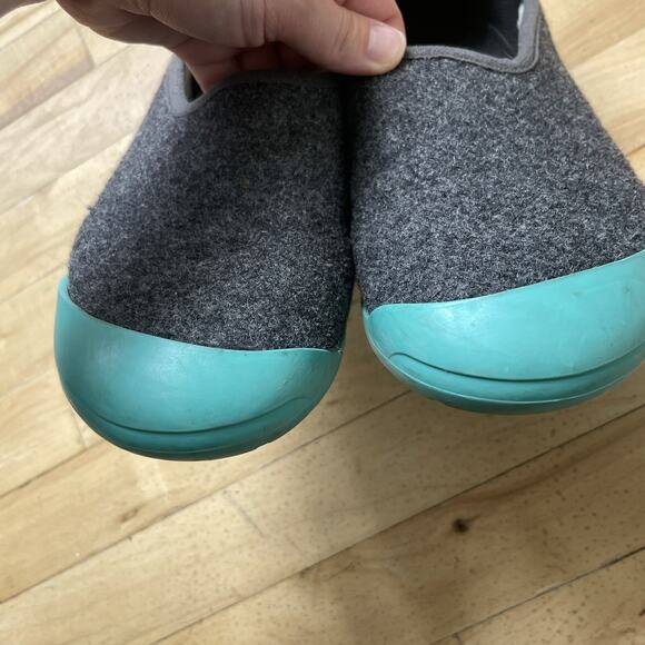 Mahabi Curve Slippers/Shoes Gray Wool Size EU 39 US Women's 8-8.5 - Picture 6 of 10